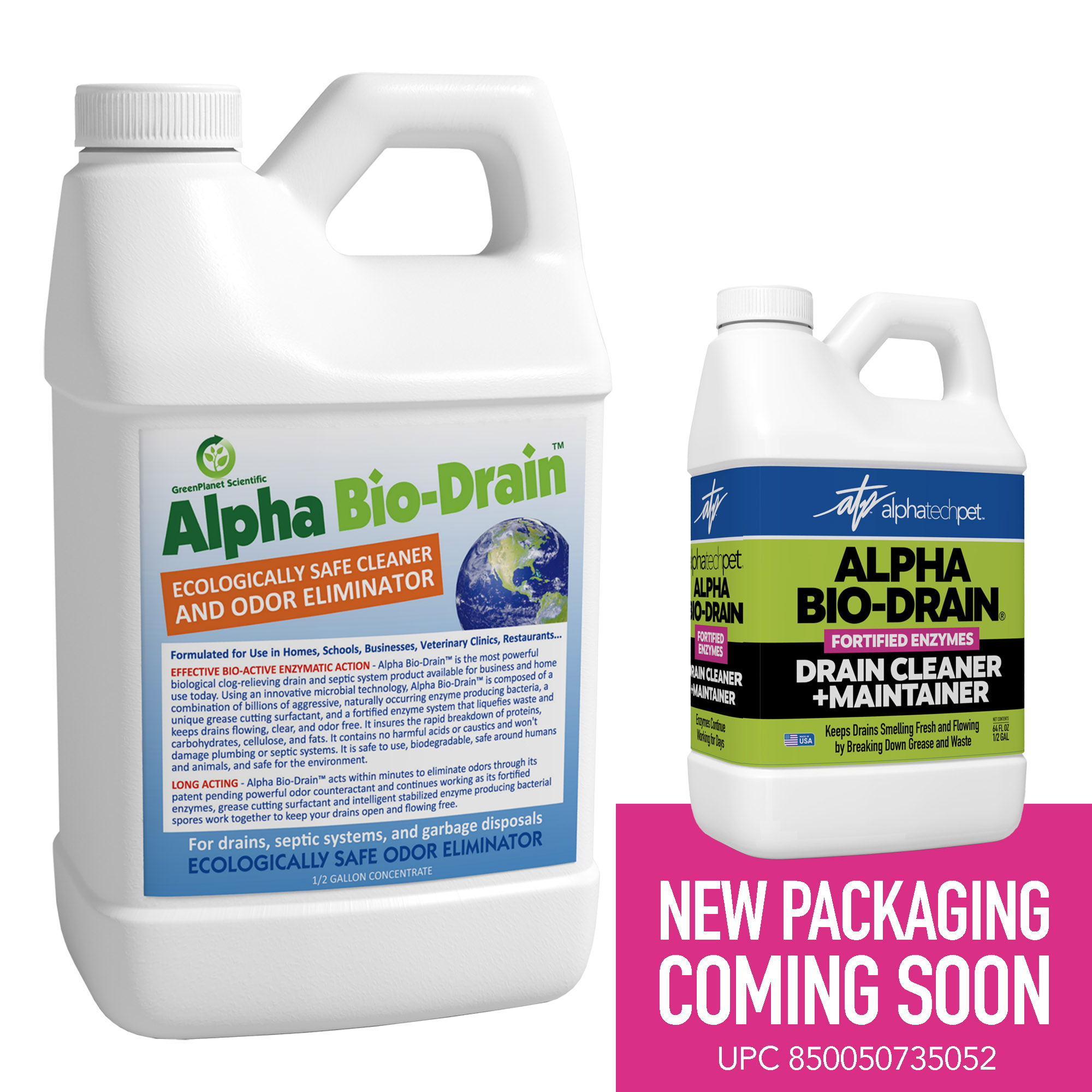 Alpha Bio-Drain Odor Eliminator, Cleaner, and Maintainer