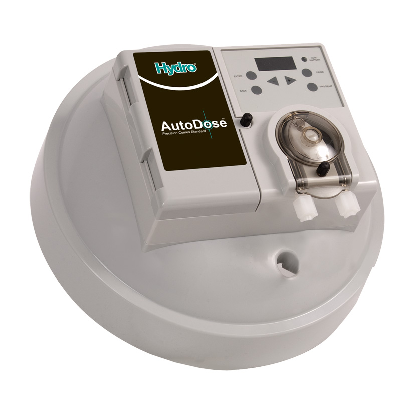 HydroDRAIN automatic dispenser for 5 gallon pails of BioDrain