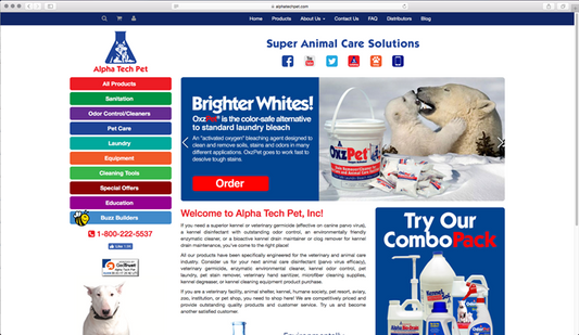 Alpha Tech Pet’s New Website is Open for Business