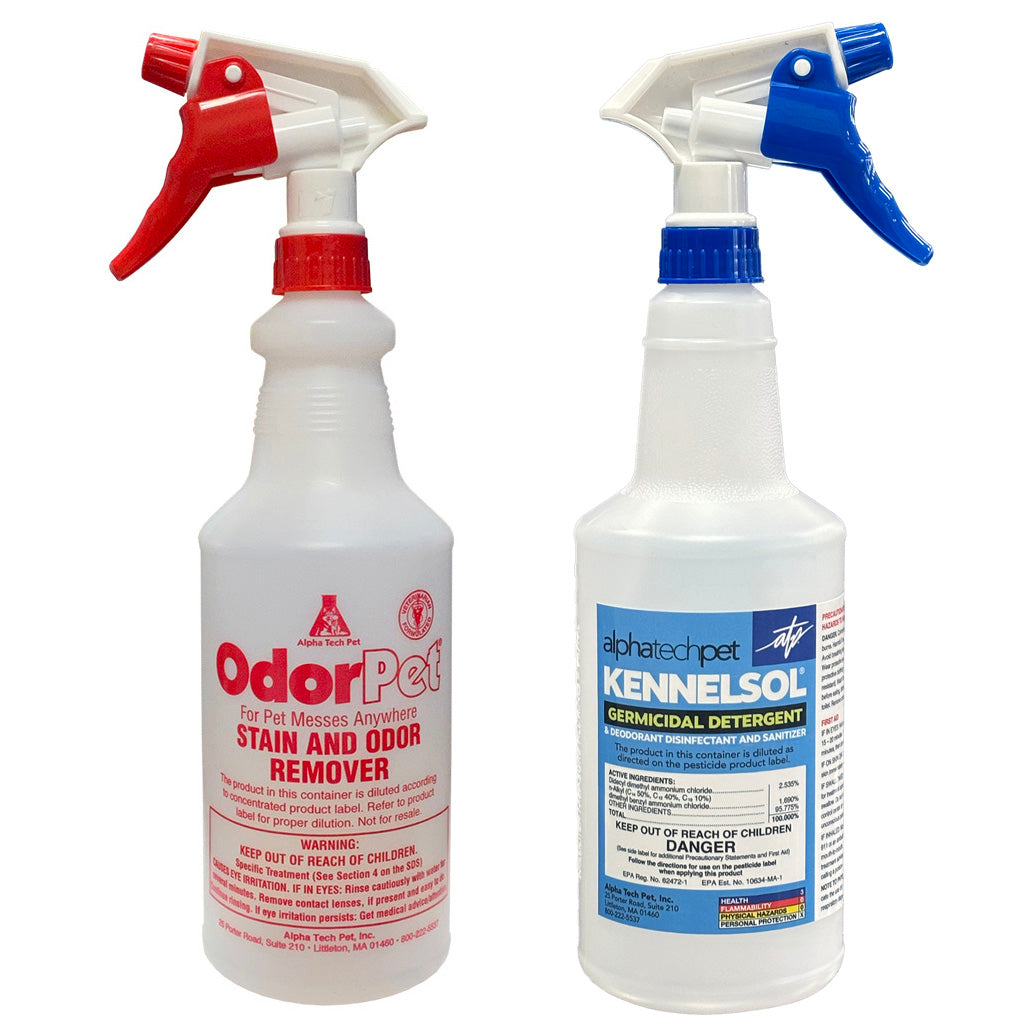 32 oz. Empty Spray Bottle with Sprayer - 6/case