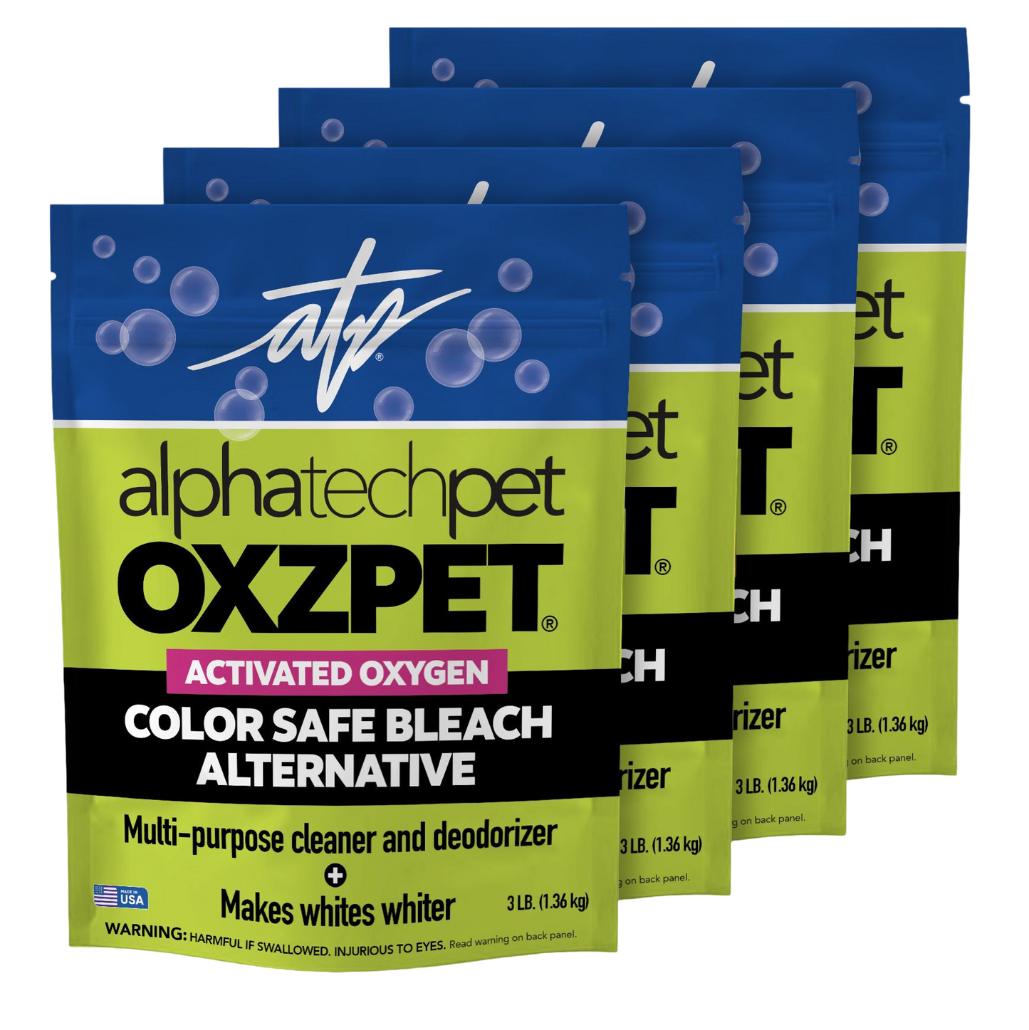 OXZPET® Stain Remover & Cleaner - 4 bags