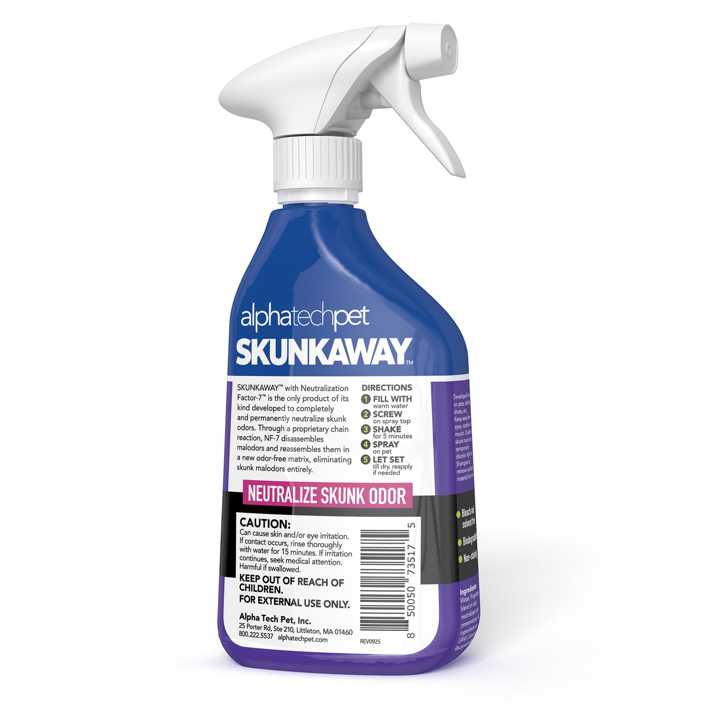 SKUNKAWAY Skunk Odor Remover - 6/case