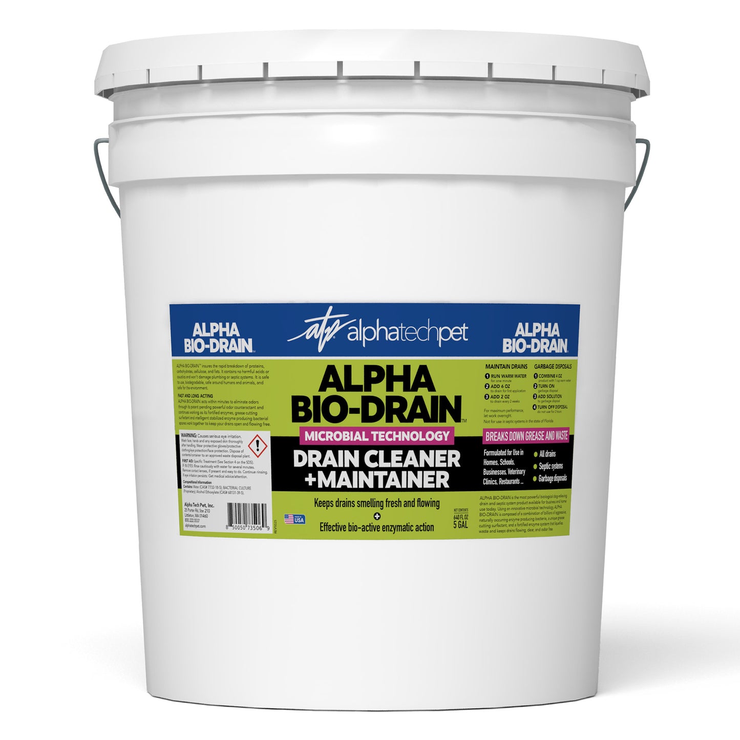 ALPHA BIO-DRAIN™ Odor Eliminator, Cleaner, and Maintainer