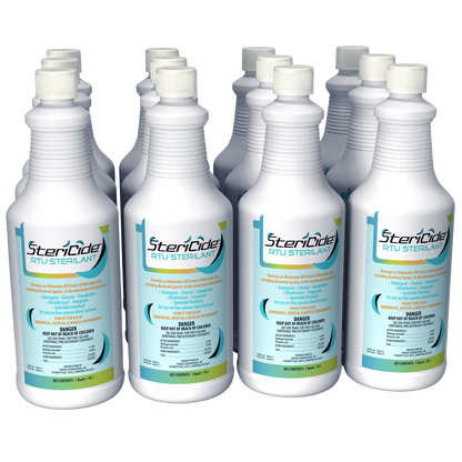 SteriCide RTU Liquid Surface Sterilizer - 1 Quart, 12/case